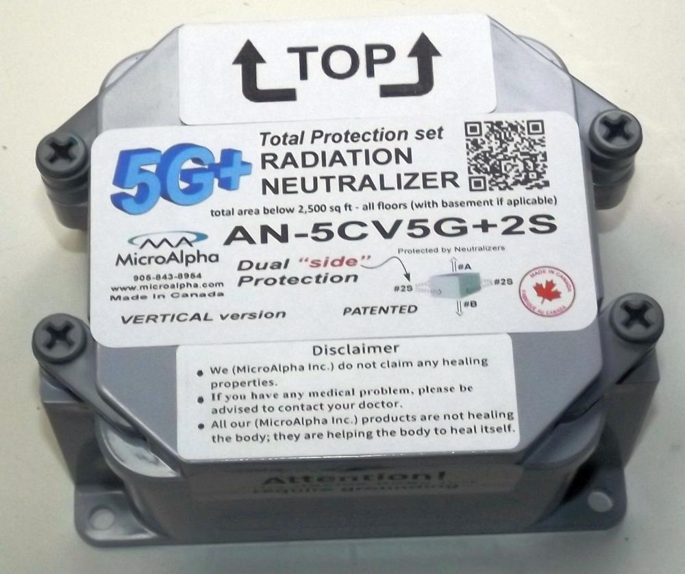 House 5G+ EMF Protection from "Side" set of two Neutralizers