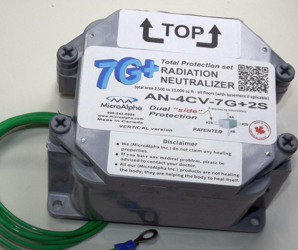 7G+ Large House EMF Protection from "Side" set of two Neutralizers